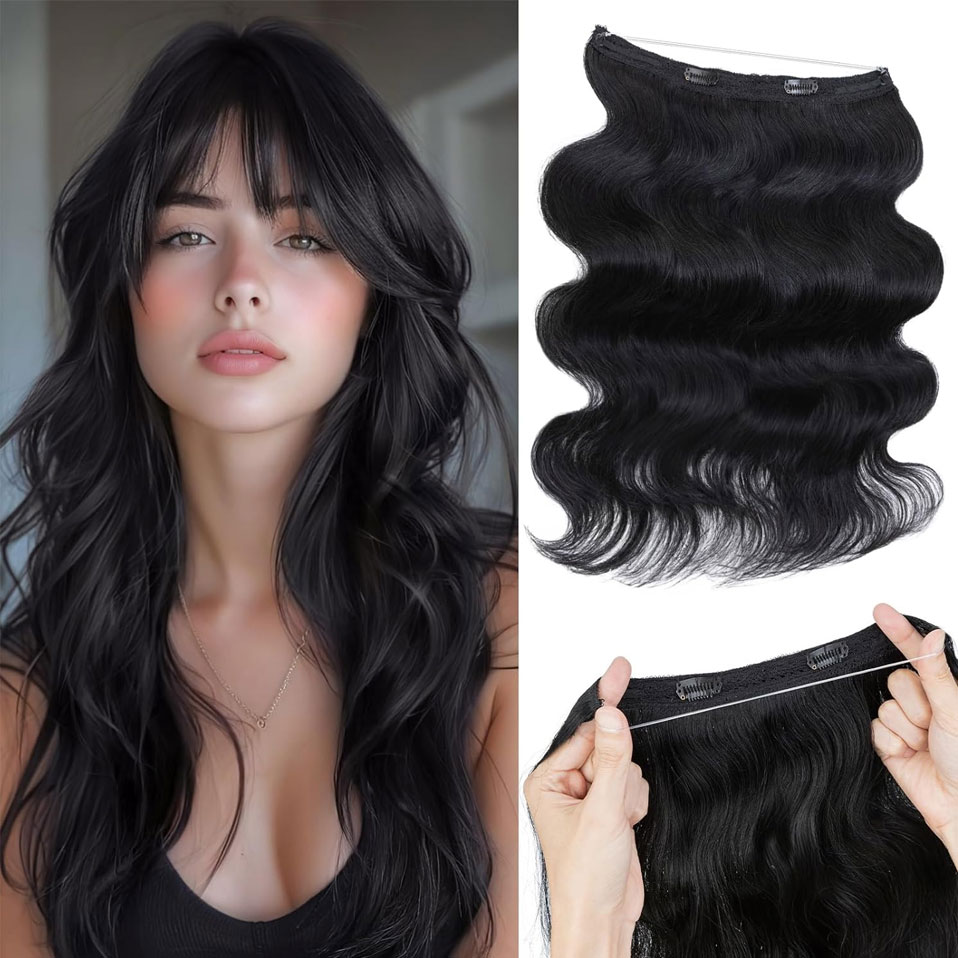 Invisible Tape In Extensions Real Hair - S-noilite Wire Dalam Ekstensi Rambut Manusia