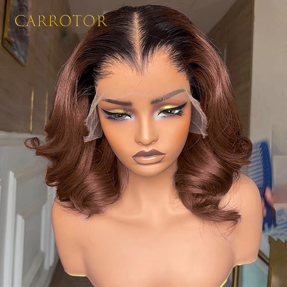 Lace Front Wigs - Wig Rambut Manusia Lagos Hairline 1b4