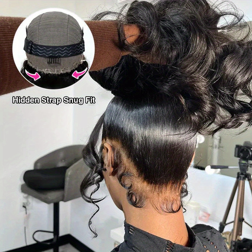 Wig HD 360 Full Lace dengan Ta - Human Hair Wigs ulasan dan harga