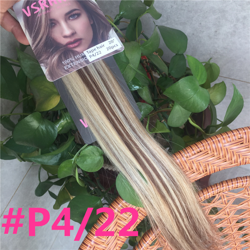Vsrhair Tape In Hair 50cm 60cm - Invisible Tape In Extensions Real Hair ulasan dan harga