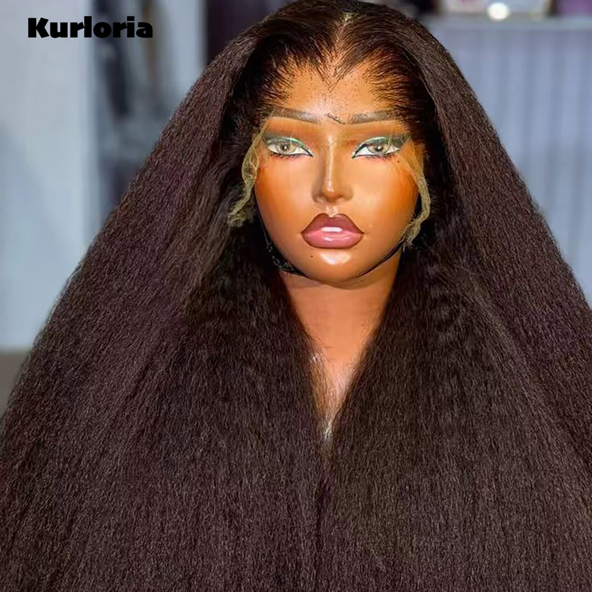 Wig Rambut Asli 100% Warna Hit - Glueless Wear And Go Human Hair Wig ulasan dan harga